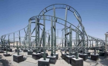 Primul rollercoaster instalat la Legoland Dubai 1