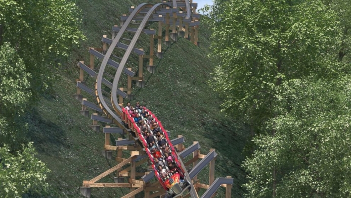 Cel mai rapid roller-coaster de lemn din lume 1